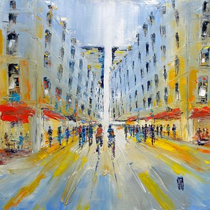 Painting En ville by Raffin Christian | Painting Figurative Oil Urban