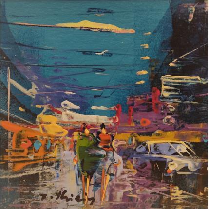 Pintura Où sont les garçons ? por Frédéric Thiery | Pintura Figurative Acrylic Life style, Society, Urban