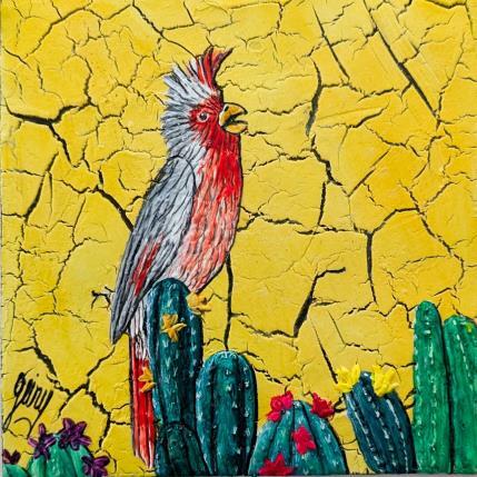 Peinture Sedona par Geiry | Tableau Matiérisme Résine Animaux