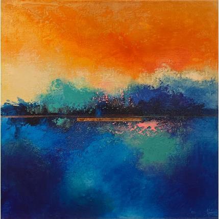 Peinture Abstraction 2169 par Hévin Christian | Tableau Abstrait Acrylique, Huile, Pastel Minimaliste