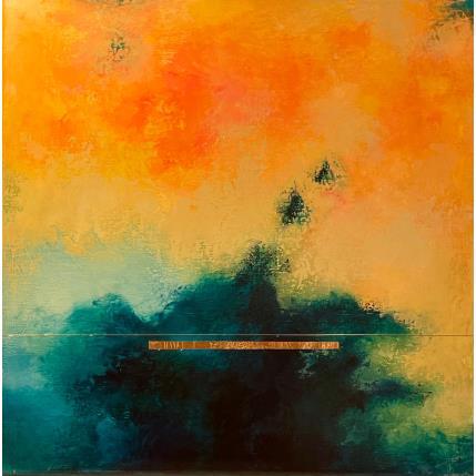 Peinture Abstraction 3074 par Hévin Christian | Tableau Abstrait Acrylique, Huile, Pastel Minimaliste