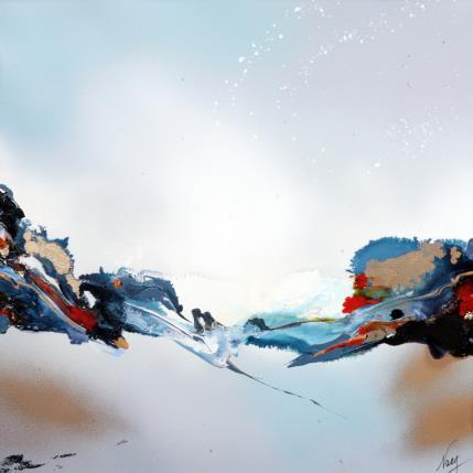 Peinture C2936 par Naen | Tableau Abstrait Acrylique, Encre Minimaliste, Nature