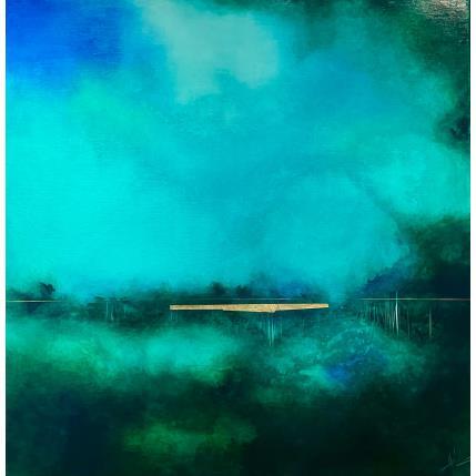 Pintura Abstraction 3071 por Hévin Christian | Pintura Abstract Acrylic, Oil, Pastel Minimalist