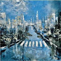 Painting Perspective by Dessein Pierre | Painting Figurative Oil