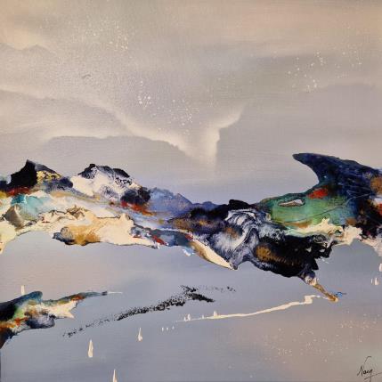 Peinture 814 par Naen | Tableau Abstrait Acrylique, Encre