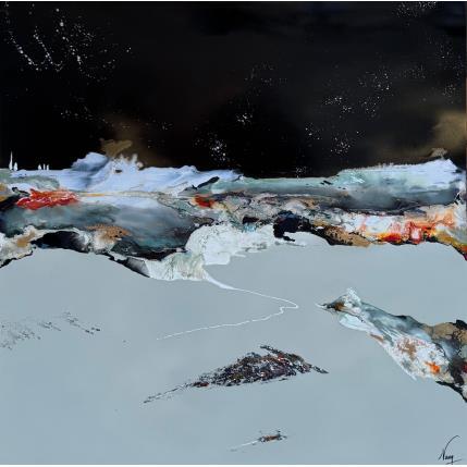 Peinture 808 par Naen | Tableau Abstrait Acrylique, Encre