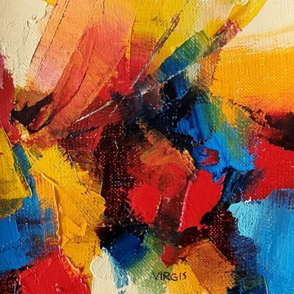 Painting Holiday by Virgis | Painting Abstract Oil Minimalist