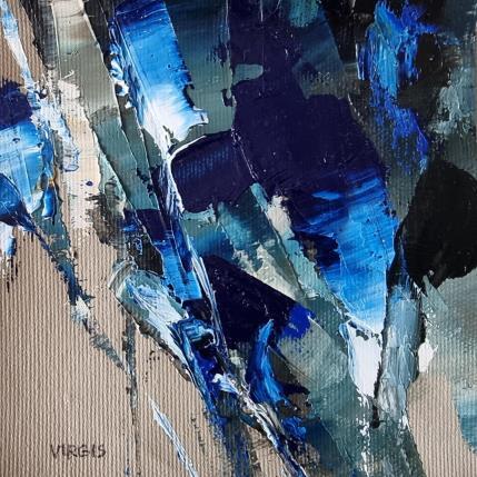 Painting Sky railway by Virgis | Painting Abstract Oil Minimalist