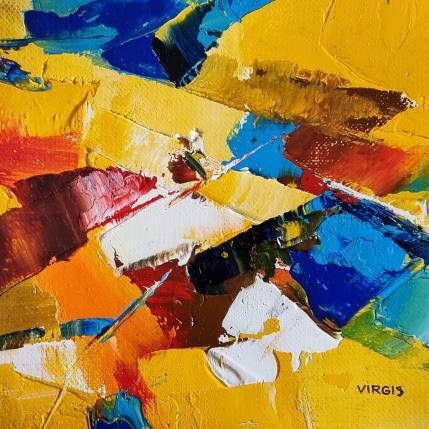 Painting Time interval by Virgis | Painting Abstract Oil Minimalist