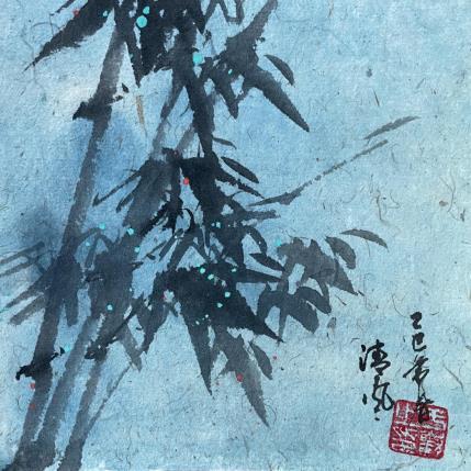 Peinture Bambou par Yu Huan Huan | Tableau Figuratif Aquarelle, Encre Animaux, Nature