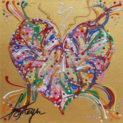 Pintura Angers en or por Fonteyne David | Pintura Figurative Acrylic