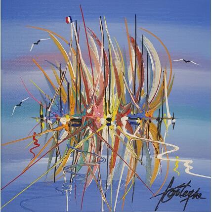 Peinture Fougue en mer par Fonteyne David | Tableau Figuratif Acrylique