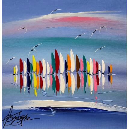 Peinture Reflet en Eté par Fonteyne David | Tableau Figuratif Acrylique