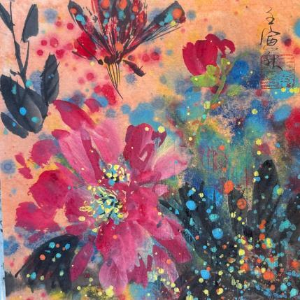 Peinture Butterfly par Yu Huan Huan | Tableau Figuratif Aquarelle, Encre Animaux, Nature