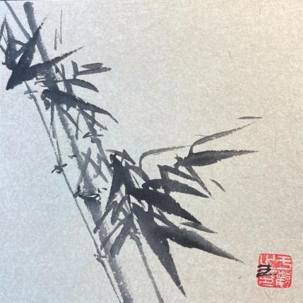 Peinture Bambou par Yu Huan Huan | Tableau Figuratif Encre Nature