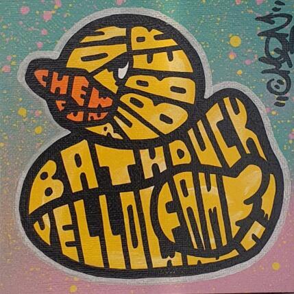 Gemälde Rubber Duck von Cmon | Gemälde Pop-Art Pop-Ikonen