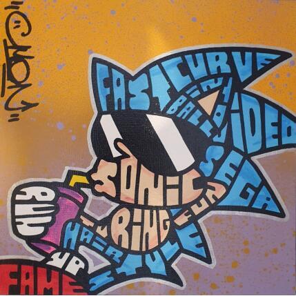 Gemälde Sonic drinks von Cmon | Gemälde Pop-Art Pop-Ikonen