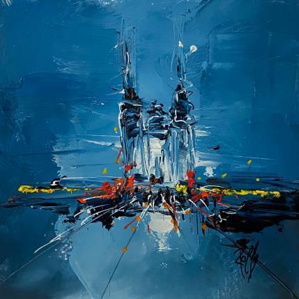 Peinture Nocturne par Raffin Christian | Tableau Figuratif Huile Urbain