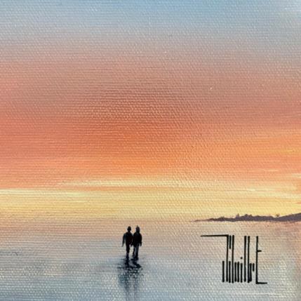 Gemälde A nos promesses von Guillet Jerome | Gemälde Figurativ Öl Alltagsszenen, Landschaften, Marine