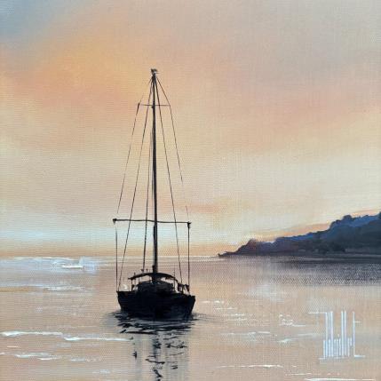 Peinture Reflet d'un jour nouveau par Guillet Jerome | Tableau Figuratif Huile Marine, Paysages