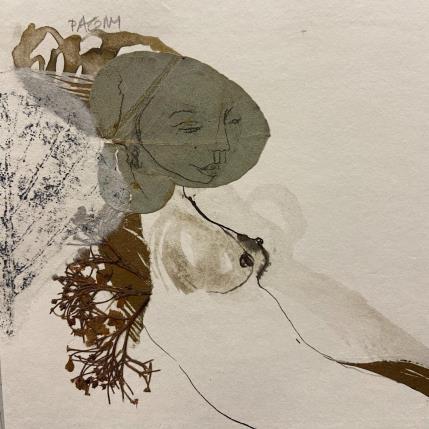 Peinture Nu#1 par Pagny Corine | Tableau Art Singulier Encre Nu