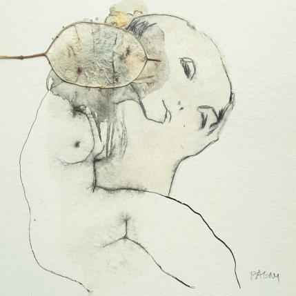 Peinture DE QUEL ARBRE EN FLEUR  par Pagny Corine | Tableau Art Singulier Encre Nature, Nu