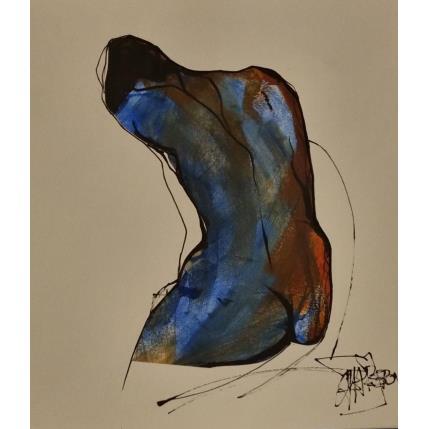 Peinture Couleurs d'automne par Chaperon Martine | Tableau Figuratif Acrylique Nu