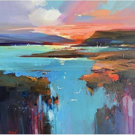 Painting The Tranquility of the Harbor by Bond Tetiana | Painting Figurative Oil