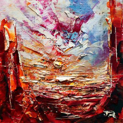 Peinture Arizona sunset 4 par Reymond Pierre | Tableau Figuratif Huile Nature, Paysages