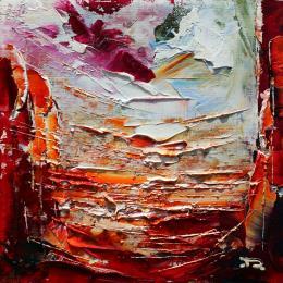 Peinture Arizona sunset 5 par Reymond Pierre | Tableau Figuratif Huile Nature, Paysages