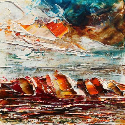 Peinture Sedona Mesa airport view 3 par Reymond Pierre | Tableau Figuratif Huile Nature, Paysages