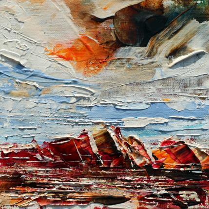 Peinture Sedona Mesa airport view 5 par Reymond Pierre | Tableau Figuratif Huile Nature, Paysages