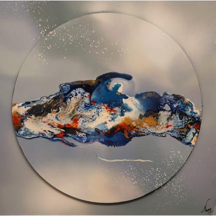 Peinture C2598 par Naen | Tableau Abstrait Acrylique, Encre Minimaliste, Nature