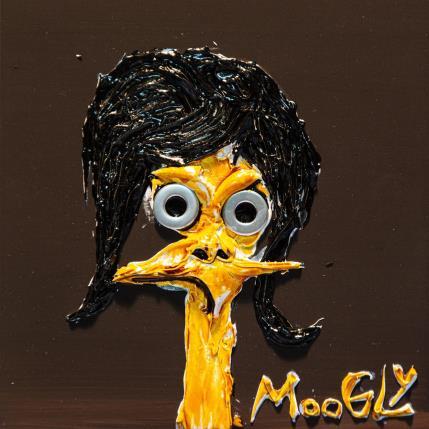 Peinture CARACTERIUS par Moogly | Tableau Art Singulier Acrylique, Pigments, Résine Animaux