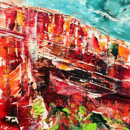 Peinture Arizona Red Rocks 2 par Reymond Pierre | Tableau Figuratif Huile Nature, Paysages