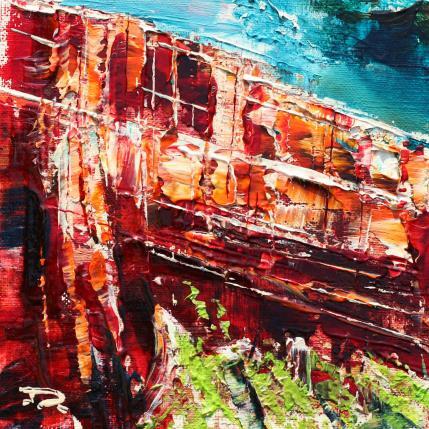 Peinture Arizona Red Rocks 3 par Reymond Pierre | Tableau Figuratif Huile Nature, Paysages