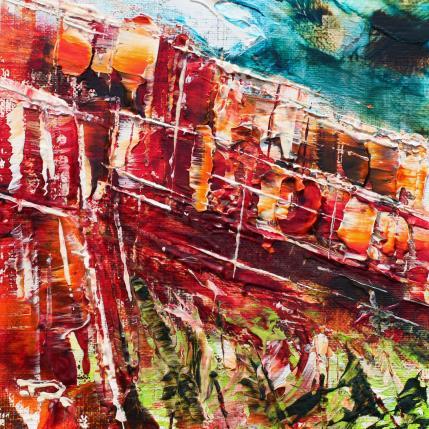 Peinture Arizona Red Rocks 4 par Reymond Pierre | Tableau Figuratif Huile Nature, Paysages