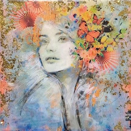 Painting Mira a otro lado by Bofill Laura | Painting Figurative Acrylic, Resin Portrait