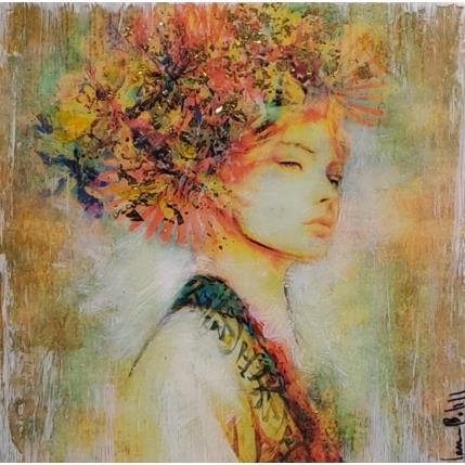 Painting Marta II by Bofill Laura | Painting Figurative Acrylic, Resin Portrait