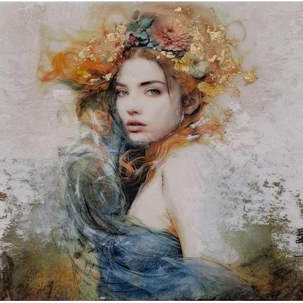 Painting Vera Plantada by Bofill Laura | Painting Figurative Acrylic, Resin Pop icons, Portrait