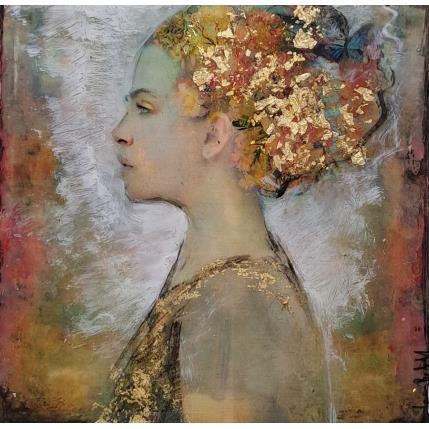 Peinture Perfil Natalia par Bofill Laura | Tableau Figuratif Acrylique, Résine Portraits