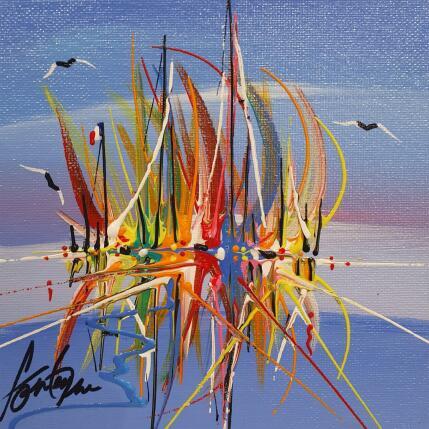 Peinture L'effet marin par Fonteyne David | Tableau Figuratif Acrylique