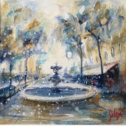 Peinture Place de l’Estrapade par Solveiga | Tableau  Acrylique
