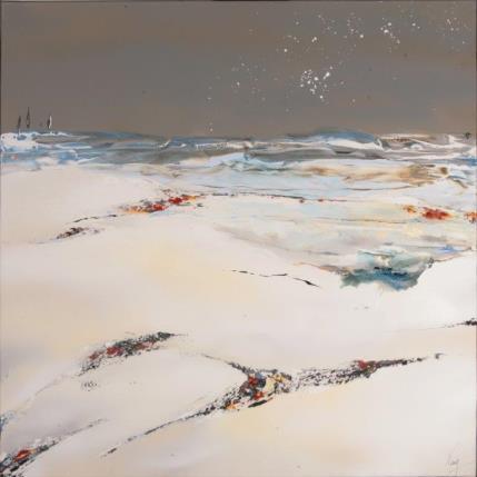 Pintura 612 : Partir, revenir, repartir por Naen | Pintura Abstract Acrylic, Ink Landscapes