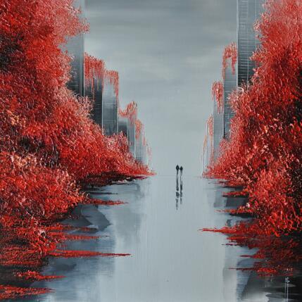 Peinture L'éclat de réalité par Galloro Maurizio | Tableau Figuratif Huile Urbain