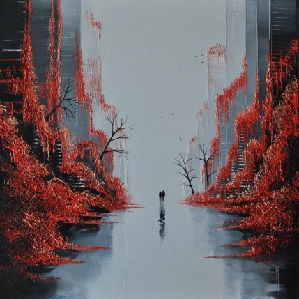 Peinture Emotion antique par Galloro Maurizio | Tableau Figuratif Huile Urbain