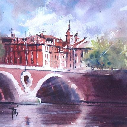 Peinture Mille et une nuances roses par Abbatucci Violaine | Tableau Figuratif Aquarelle