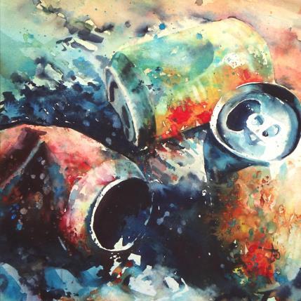 Peinture Ramassons les ! par Abbatucci Violaine | Tableau Figuratif Aquarelle