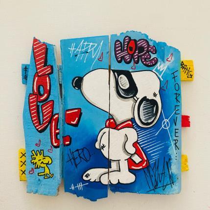 Peinture LOVE  par Molla Nathalie  | Tableau Pop-art Acrylique, Bois, Posca Icones Pop