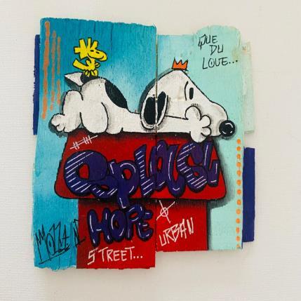 Peinture LOVE  par Molla Nathalie  | Tableau Pop-art Acrylique, Bois, Posca Icones Pop